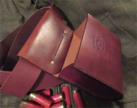 leather pouch for shotgun ammunition