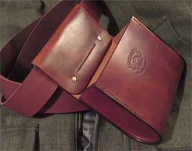 leather pouch for shotgun ammunition