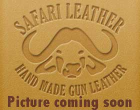 Safari leather shooting pouches